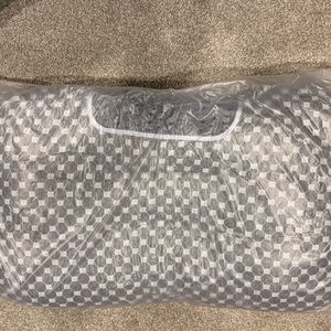 Elegant Gray Hexagon Pillow